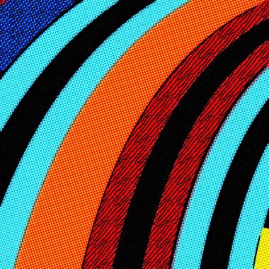 Pop Art geometrik desen