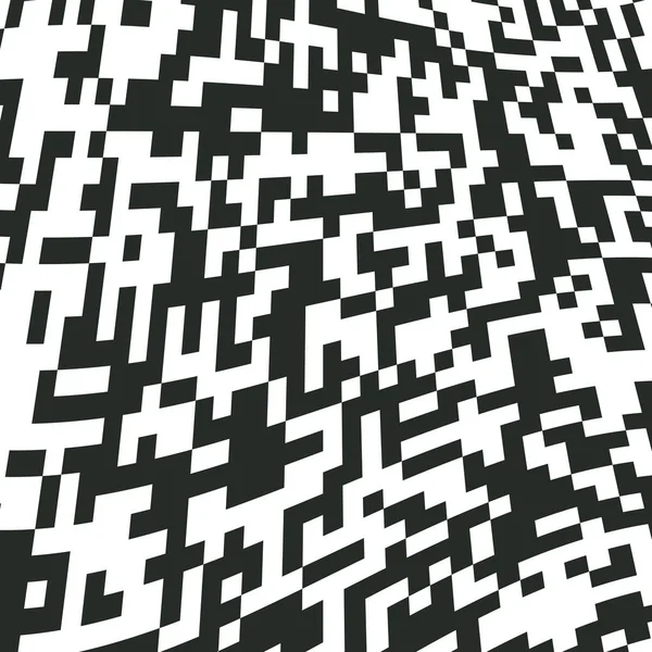 QR Code Digital Abstract Black and White Pixel Noise Background