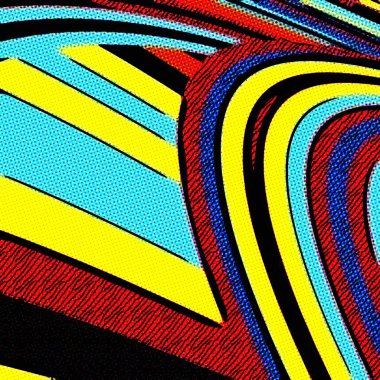 Pop Art geometrik desen