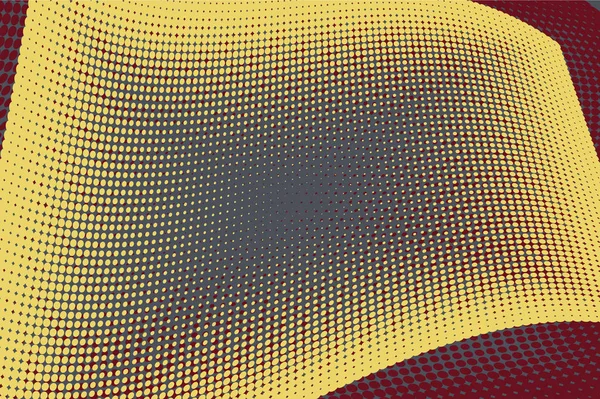 Cercle demi-teinte jaune Fond — Image vectorielle