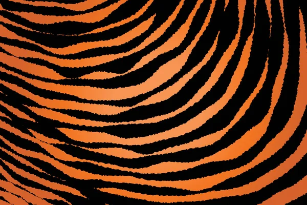 Padrão Fundo Animal Textura Tigre Laranja Stripe Black Jungle Safari — Vetor de Stock