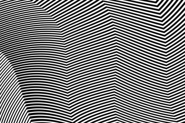 Zebra siyah ve beyaz çizgili vektör tasarımı