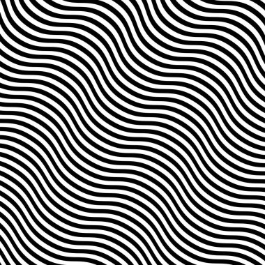 Soyut çarpık siyah ve beyaz çizgiler arka plan