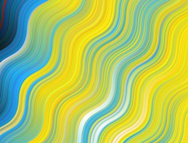 Suluboya stil yaz dalgalar arka plan