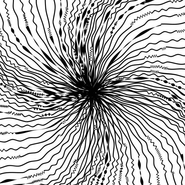 Soyut çarpık siyah ve beyaz çizgiler arka plan