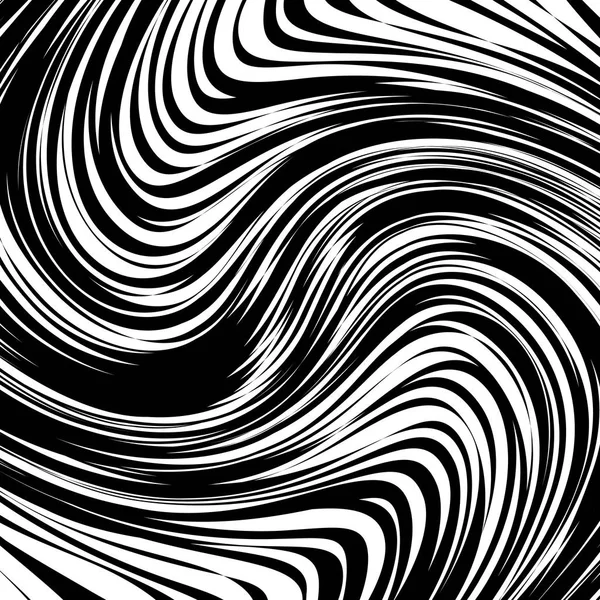 Soyut çarpık siyah ve beyaz çizgiler arka plan