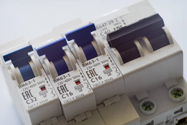 Selective Main Circuit Breaker Close Up