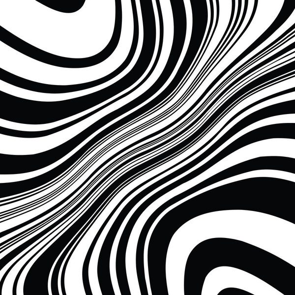 Абстрактный векторный фон волн
