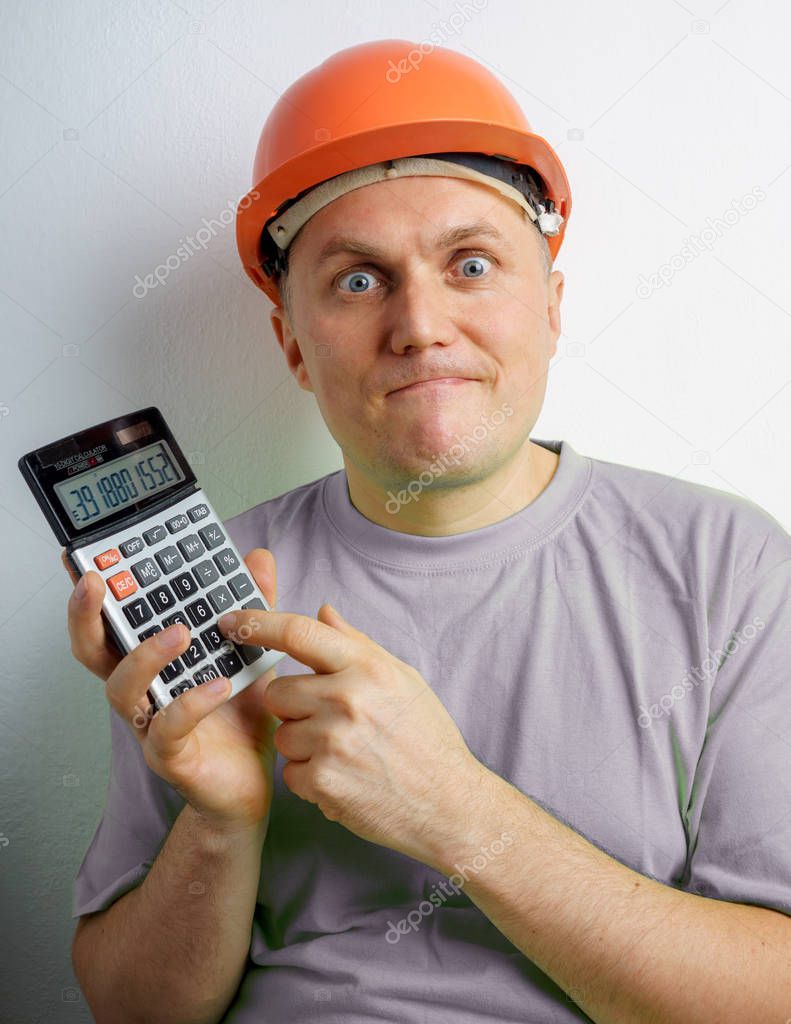 Fun Male Construction Worker