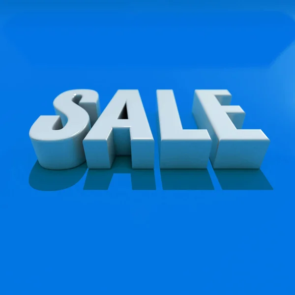 3d Sale Word with Shadow — Stock Photo, Image