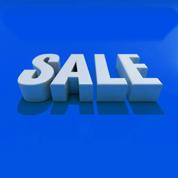 3d Sale Word with Shadow — Stock Photo, Image