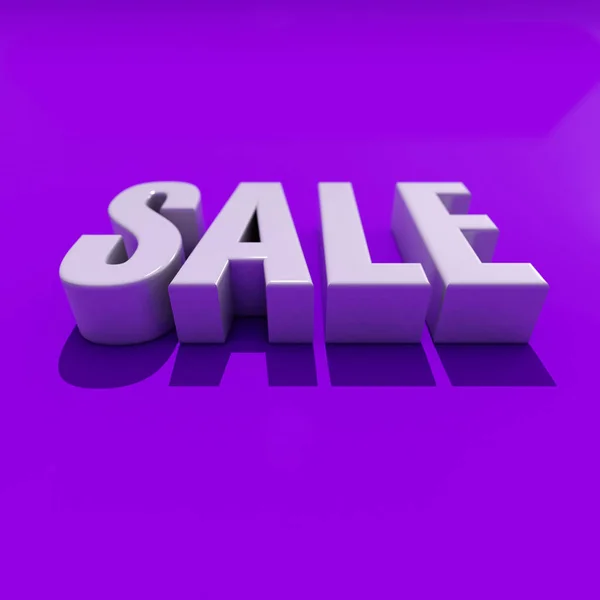 3D Sale Word with Shadow — стоковое фото