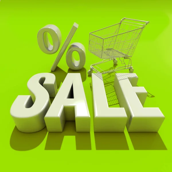 3d Sale Word with Shadow — Stock Photo, Image