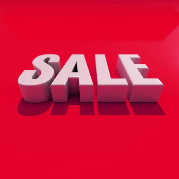 3d Sale Word with Shadow — Stock Photo, Image