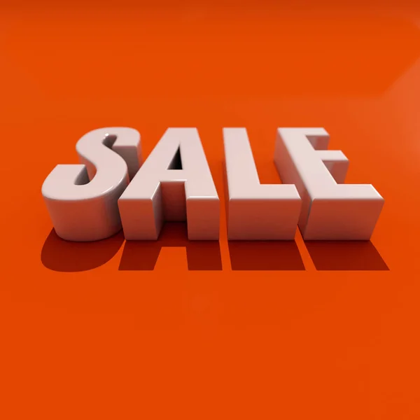 3d Sale Word with Shadow — Stock Photo, Image