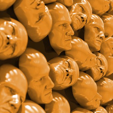 Manken kukla kafası