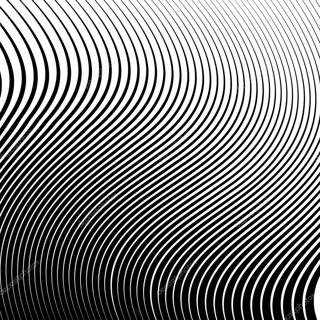 Abstract Vector Background of Waves