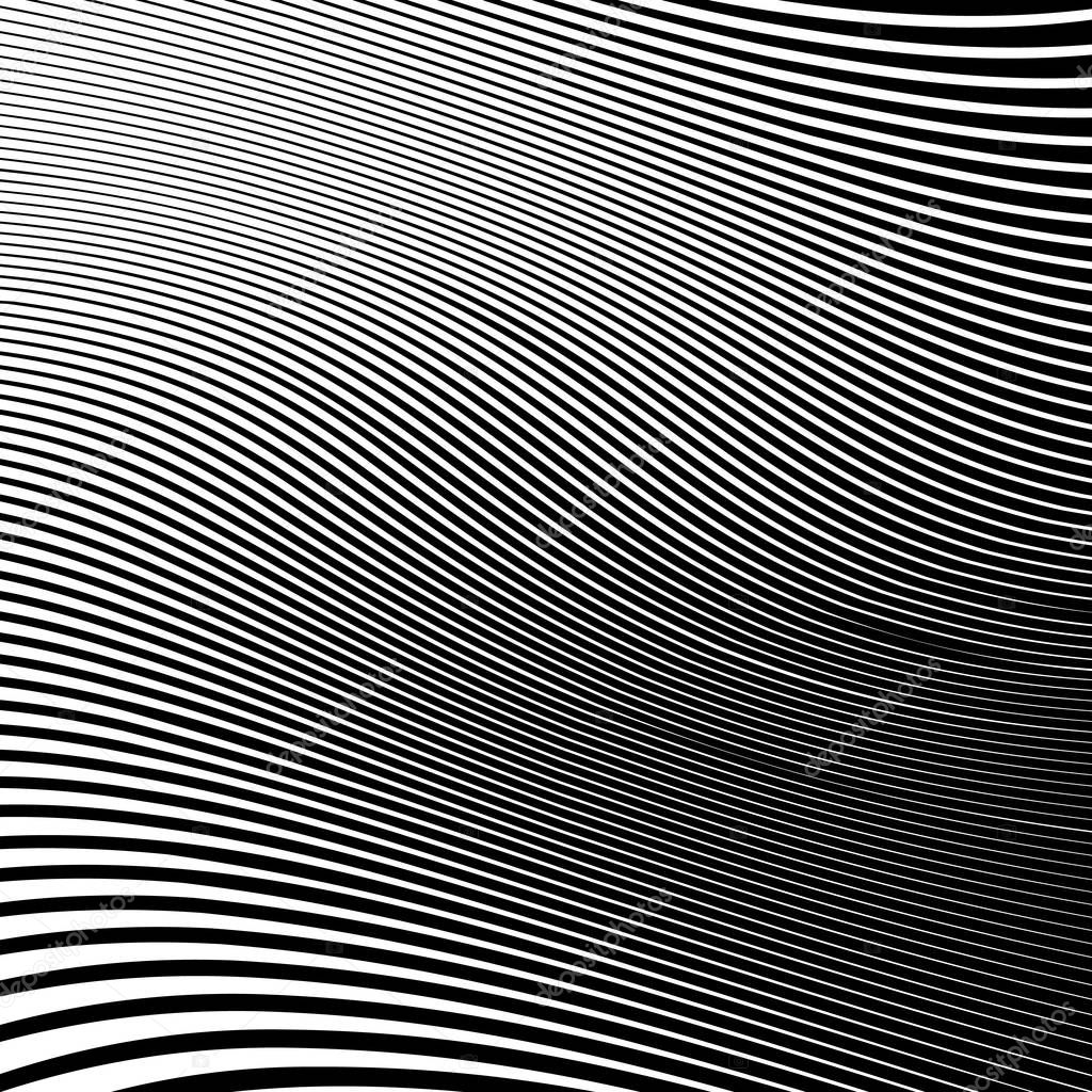 Abstract Vector Background of Waves