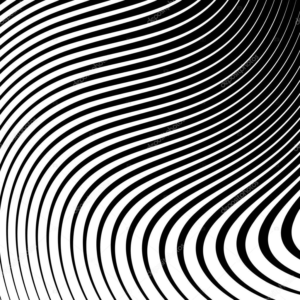 Abstract Vector Background of Waves