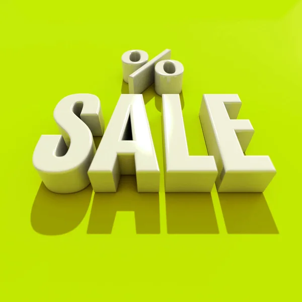 3d Sale Word with Shadow — Stock Photo, Image