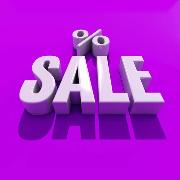 3d Sale Word with Shadow — Stock Photo, Image