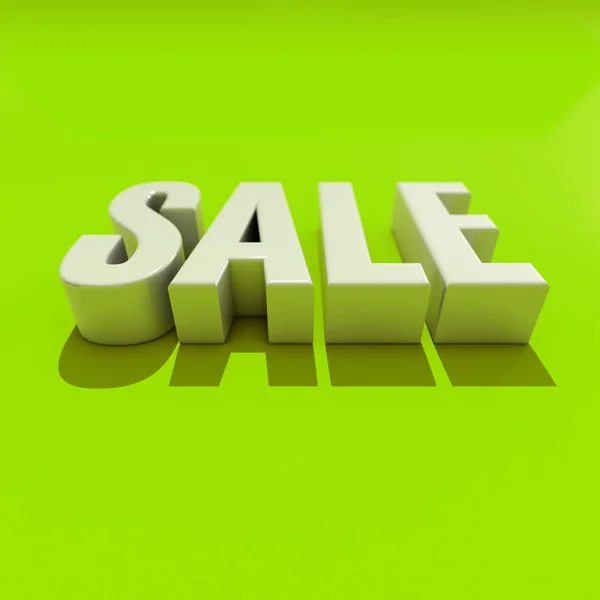 3d Sale Word with Shadow — Stock Photo, Image