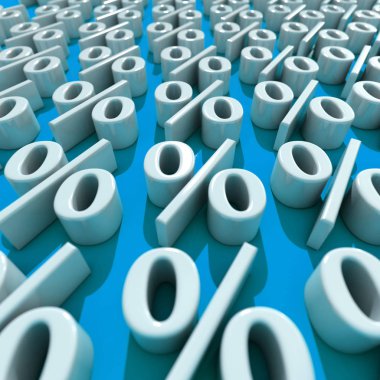 Yüzdeler işaretleri arka plan