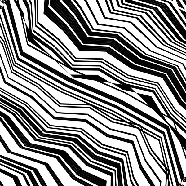 Negro Zigzag patrón — Archivo Imágenes Vectoriales