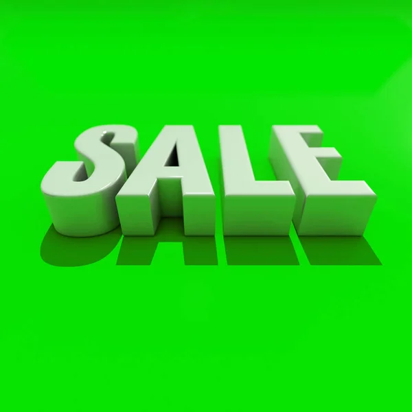 3d Sale Word with Shadow — Stock Photo, Image