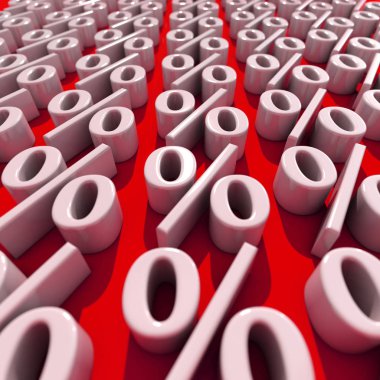 Yüzdeler işaretleri arka plan