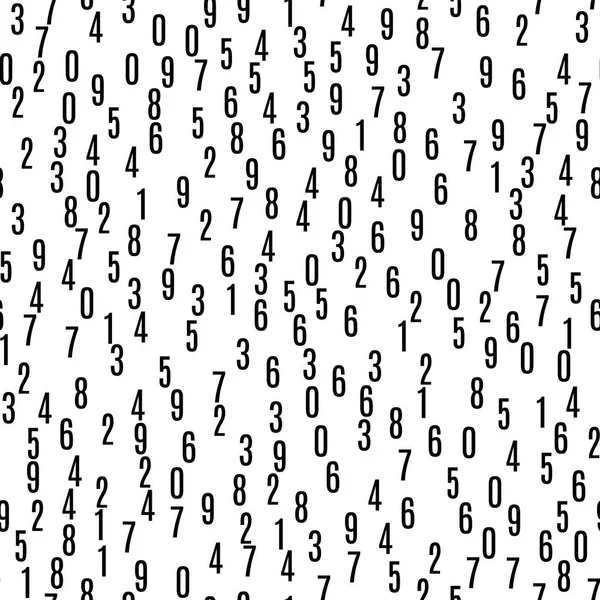 Motif sans couture avec les numéros — Image vectorielle