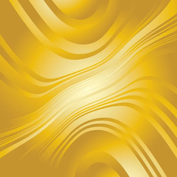 Résumé Lignes d'or déformées Contexte — Image vectorielle