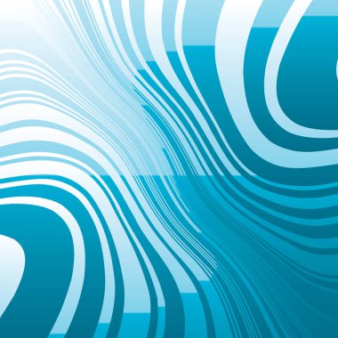 Soyut çarpık mavi çizgiler arka plan