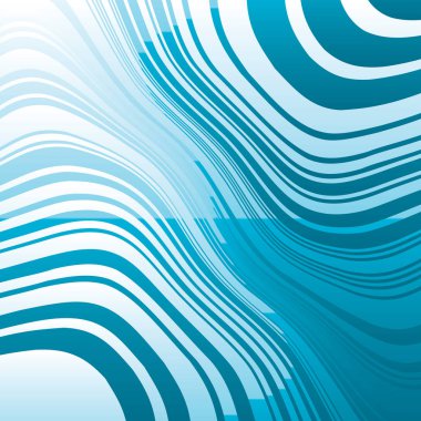 Soyut çarpık mavi çizgiler arka plan