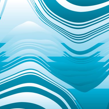 Soyut çarpık mavi çizgiler arka plan