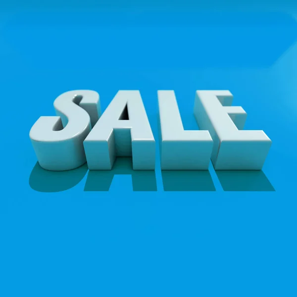 3d Sale Word with Shadow — Stock Photo, Image