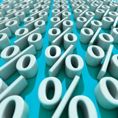 Yüzdeler işaretleri arka plan