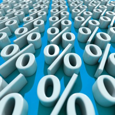 Yüzdeler işaretleri arka plan