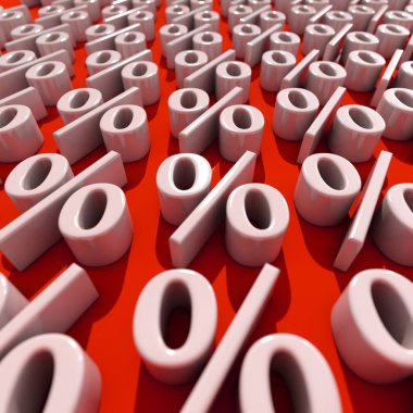 Yüzdeler işaretleri arka plan