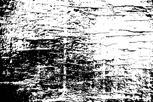 Gamla Grunge vittrade svartvitt textur — Stock vektor