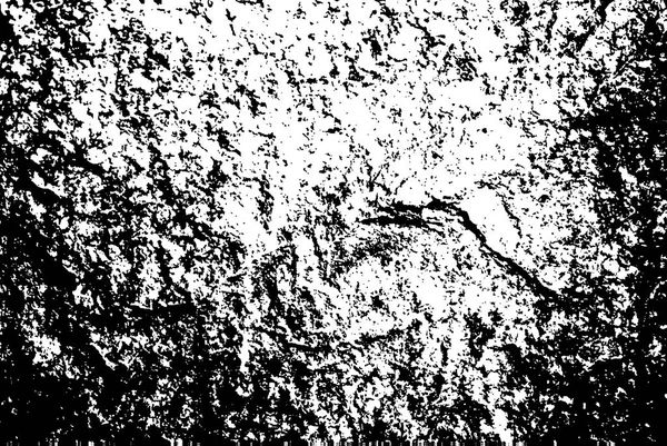Viejo Grunge resistido textura en blanco y negro — Archivo Imágenes Vectoriales