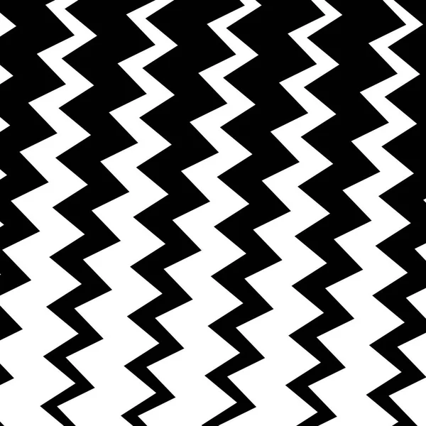 기하학적 단순 지그재그 인쇄, 웨이브 패턴 — 스톡 벡터