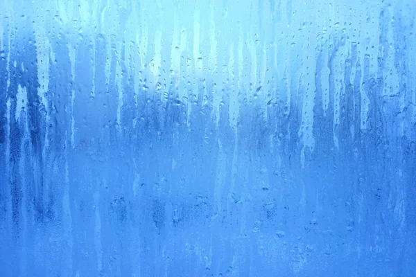 青い霜の背景 — ストック写真