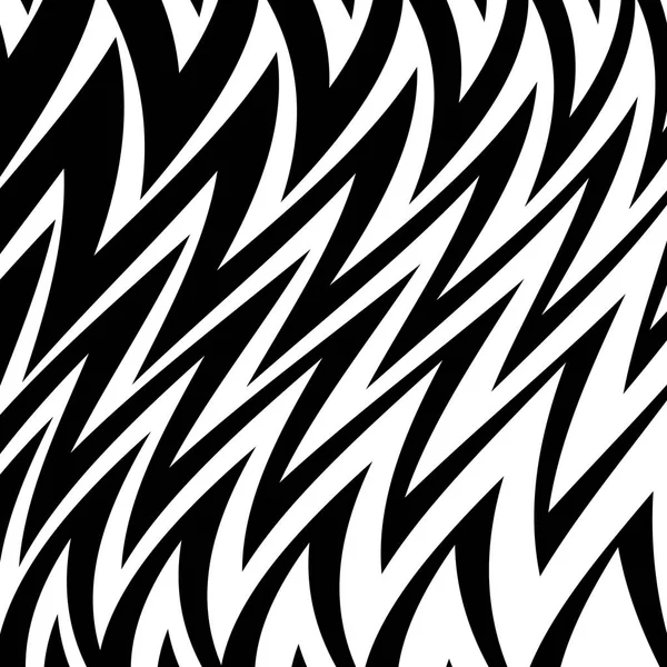 Impressão Zigzag simples geométrica, padrão de onda — Vetor de Stock