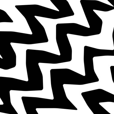 Geometrik basit zikzak Yazdır, dalga deseni