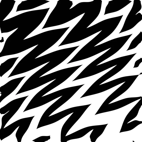 Impressão Zigzag simples geométrica, padrão de onda — Vetor de Stock