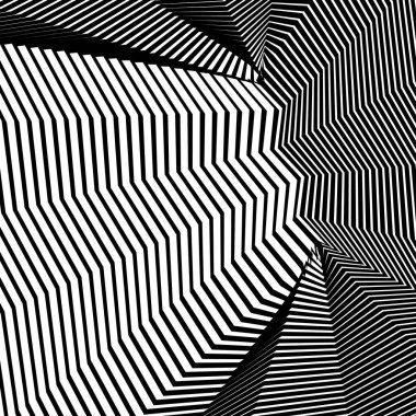 Soyut vektör arka plan dalgaları, satır şeritleri