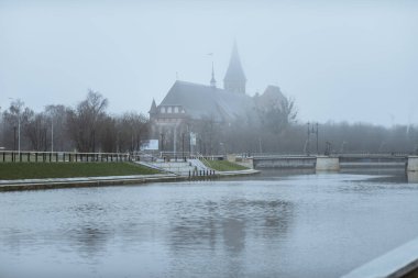 Kneiphof Adası'ndaki Koenigsberg Katedrali