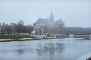 Kneiphof Adası'ndaki Koenigsberg Katedrali