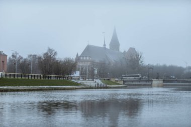 Kneiphof Adası'ndaki Koenigsberg Katedrali